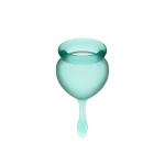 Satisfyer - Feel good Menstrual Cup - Donkergroen - Afbeelding 6