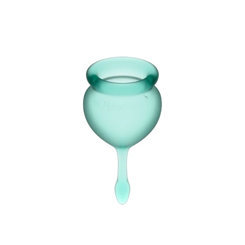 Satisfyer - Feel good Menstrual Cup - Donkergroen - Afbeelding 6