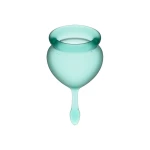 Satisfyer - Feel good Menstrual Cup - Donkergroen - Afbeelding 5