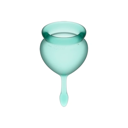 Satisfyer - Feel good Menstrual Cup - Donkergroen - Afbeelding 5
