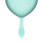 Satisfyer - Feel good Menstrual Cup - Donkergroen - Afbeelding 4