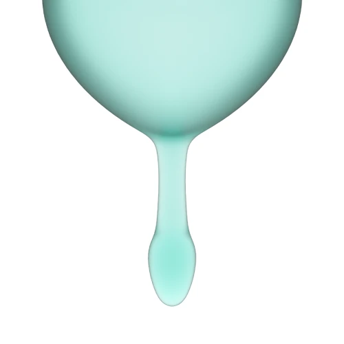 Satisfyer - Feel good Menstrual Cup - Donkergroen - Afbeelding 4
