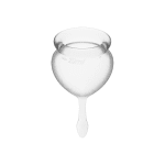 Satisfyer - Feel good Menstrual Cup - Transparant - Afbeelding 6