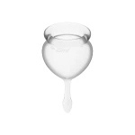 Satisfyer - Feel good Menstrual Cup - Transparant - Afbeelding 6