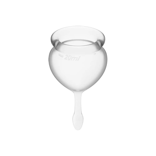 Satisfyer - Feel good Menstrual Cup - Transparant - Afbeelding 6