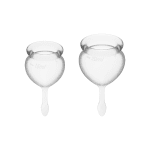Satisfyer - Feel good Menstrual Cup - Transparant - Afbeelding 2