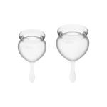 Satisfyer - Feel good Menstrual Cup - Transparant - Afbeelding 2