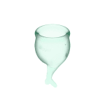 Satisfyer - Feel secure Menstrual Cup - Lichtgroen - Afbeelding 6