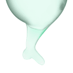 Satisfyer - Feel secure Menstrual Cup - Lichtgroen - Afbeelding 4