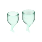 Satisfyer - Feel secure Menstrual Cup - Lichtgroen - Afbeelding 2