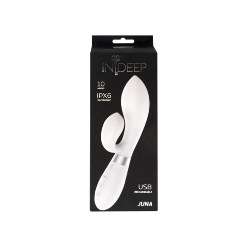 Oplaadbare Vibrator Indeep Juna Wit - Afbeelding 3