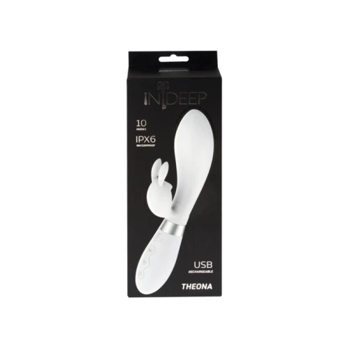 Oplaadbare Vibrator Indeep Theona Wit - Afbeelding 3
