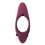 Erectie Vibrerende Cockring Pure Passion Stardust Donkerrood - Afbeelding 4