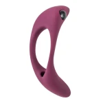Erectie Vibrerende Cockring Pure Passion Lunar Donkerrood - Afbeelding 5