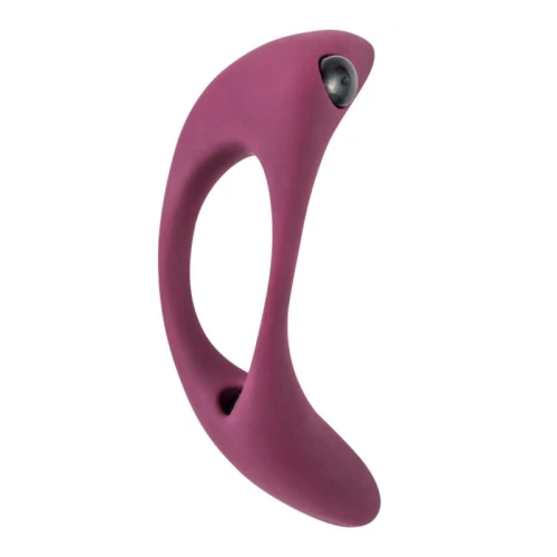 Erectie Vibrerende Cockring Pure Passion Lunar Donkerrood - Afbeelding 5