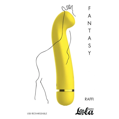 Oplaadbare Vibrator Fantasy Raffi Geel