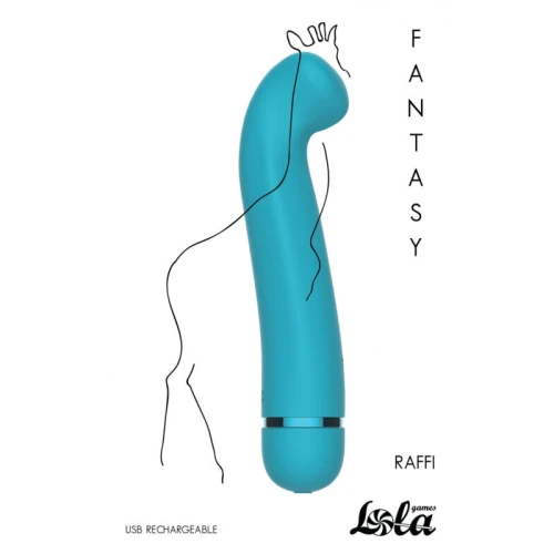 Oplaadbare Vibrator Fantasy Raffi Blauw