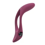 Erectie Vibrerende Cockring Pure Passion Stardust Donkerrood - Afbeelding 5
