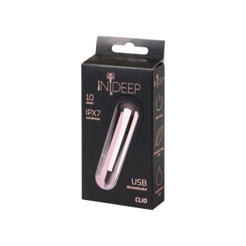 Oplaadbare Vibrerende Mini Vibrator Bullet Indeep Clio Roze - Afbeelding 2