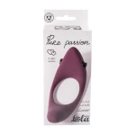 Erectie Vibrerende Cockring Pure Passion Lunar Donkerrood - Afbeelding 3