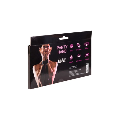 Tape - Lint - Party Hard - Wink - Zwart - Afbeelding 3