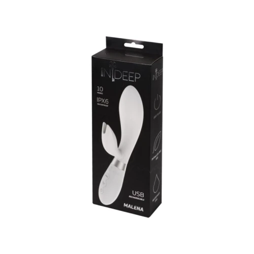 Oplaadbare Vibrator Indeep Malena Wit - Afbeelding 2