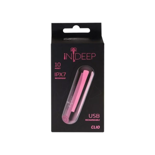 Oplaadbare Vibrerende Mini Vibrator Bullet Indeep Clio Magenta - Afbeelding 3