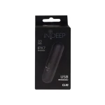 Oplaadbare Vibrerende Mini Vibrator Bullet Indeep Clio Zwart - Afbeelding 3