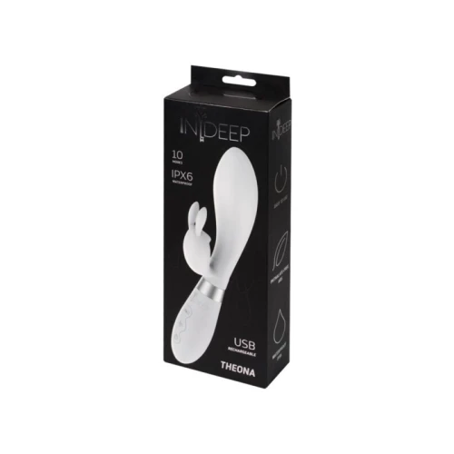 Oplaadbare Vibrator Indeep Theona Wit - Afbeelding 2