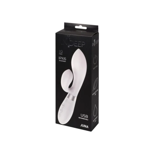 Oplaadbare Vibrator Indeep Juna Wit - Afbeelding 2