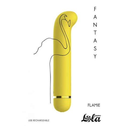Oplaadbare Vibrator Fantasy Flamie Geel