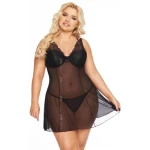 Berta - Plus Size - Body - Zwart - XL