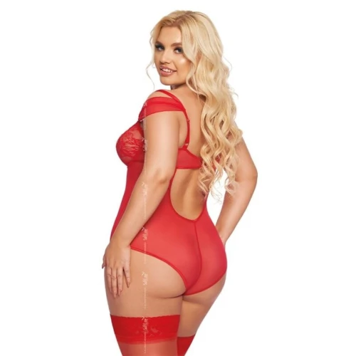 Dora - Plus Size - Rood - XXL - Afbeelding 2