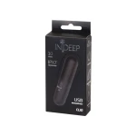 Oplaadbare Vibrerende Mini Vibrator Bullet Indeep Clio Zwart - Afbeelding 2