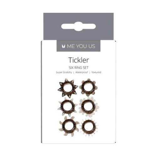 Me You Us Tickler Set TextuRood Ring Smoke - Afbeelding 3