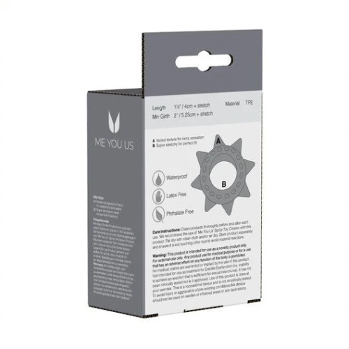 Me You Us Tickler Set TextuRood Ring Smoke - Afbeelding 5