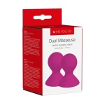 Me You Us Dual Masseuse Silicone Nipple Suckers 2 Pack Paars - Afbeelding 2