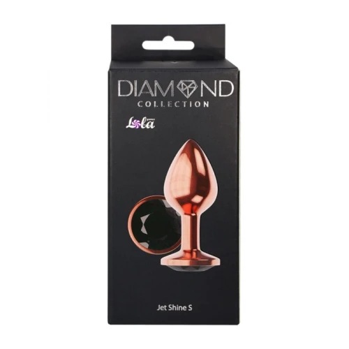 Metalen Buttplug - Diamond Collection - Jet Shine S Rose Gold - Afbeelding 3
