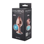 Metalen Buttplug - Diamond Collection - Topaz Shine L Rose Gold - Afbeelding 2