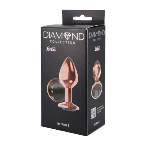 Metalen Buttplug - Diamond Collection - Jet Shine S Rose Gold - Afbeelding 2