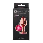 Metalen Buttplug - Diamond Collection - Quartz Shine L Rose Gold - Afbeelding 3