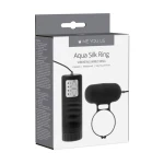 Me You Us Aqua Silks Cock Ring Zwart - Afbeelding 2