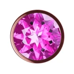Metalen Buttplug - Diamond Collection - Quartz Shine L Rose Gold - Afbeelding 6
