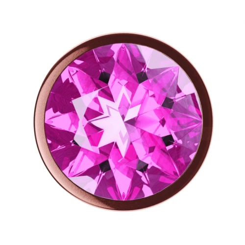 Metalen Buttplug - Diamond Collection - Quartz Shine L Rose Gold - Afbeelding 6