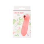 Take it Easy Fay Peach Oplaadbare USB Vacuum Wave Stimulator - Afbeelding 2