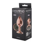 Metalen Buttplug - Diamond Collection - Jet Shine L Rose Gold - Afbeelding 2