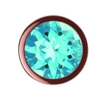 Metalen Buttplug - Diamond Collection - Topaz Shine L Rose Gold - Afbeelding 6