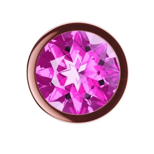 Metalen Buttplug - Diamond Collection - Quartz Shine S Rose Gold - Afbeelding 6