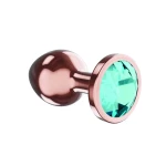 Metalen Buttplug - Diamond Collection - Topaz Shine L Rose Gold
