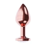 Metalen Buttplug - Diamond Collection - Moonstone Shine S Rose Gold - Afbeelding 5